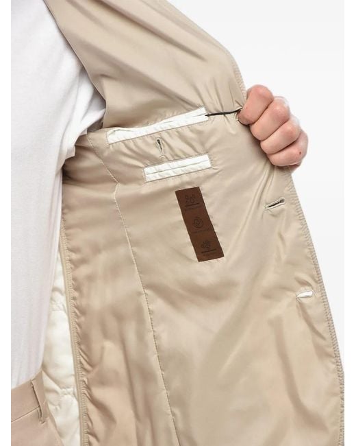 Corneliani Natural Quilted Blazer for men
