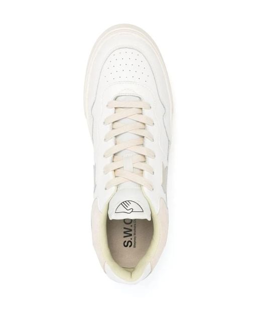 Stepney Workers Club White Pearl S-Strike Low-Top Sneakers for men