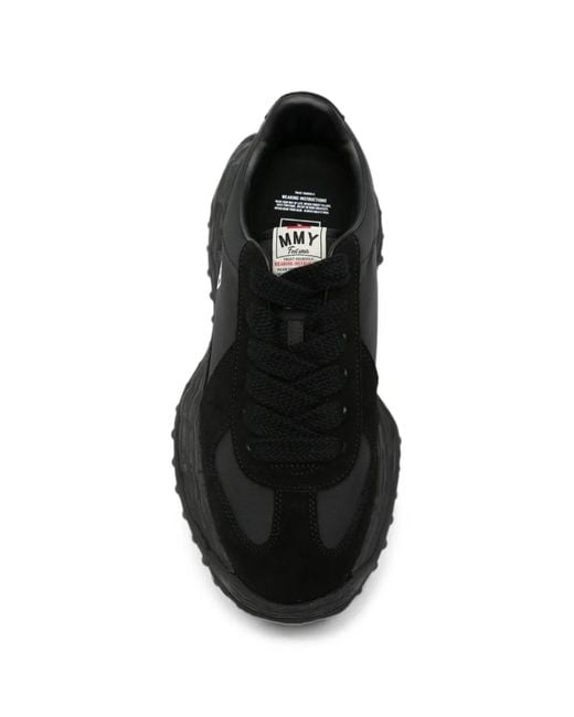 Maison Mihara Yasuhiro Black Larry Panelled Sneakers