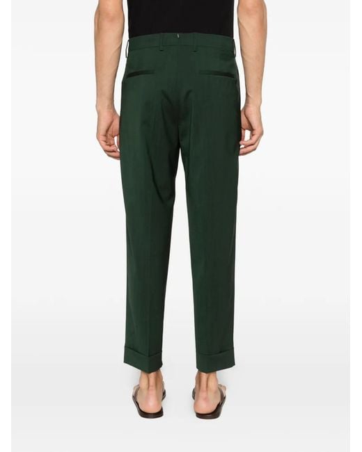 Berwich Green Pantalon Chiaia À Plis for men