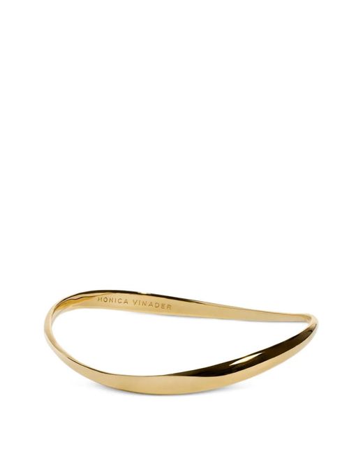 Monica Vinader Natural Swirl Bangle Bracelet