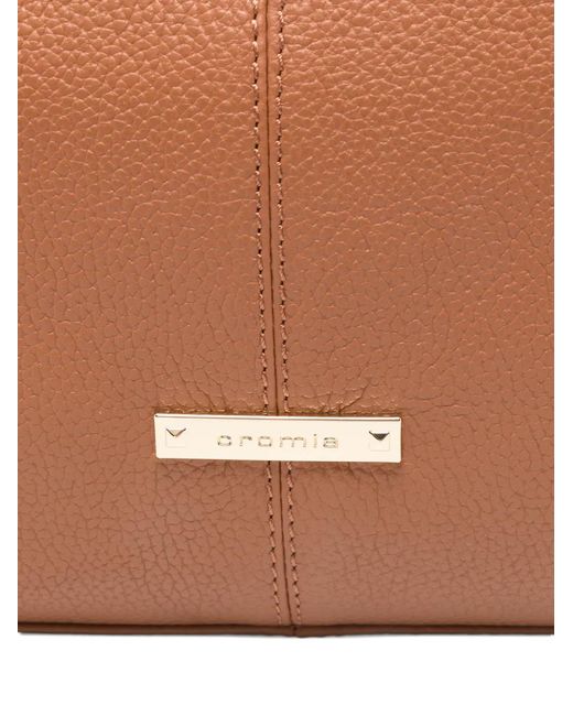 Cromia White Leather Shoulder Bag