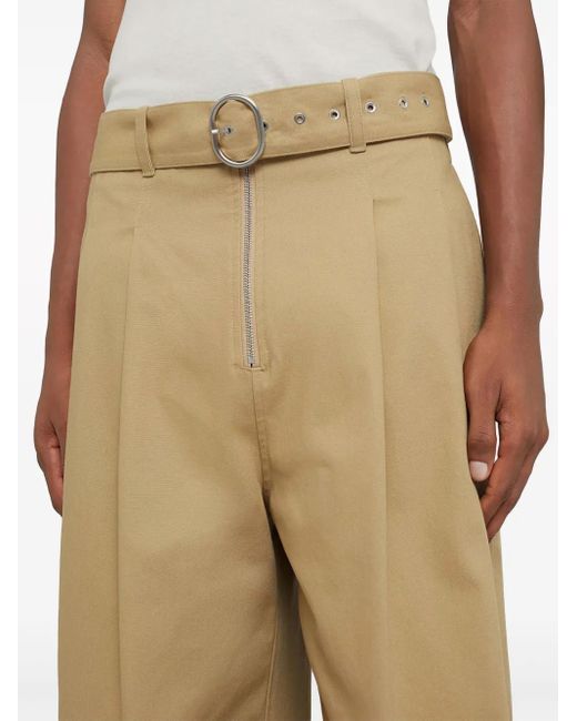 メンズ Jil Sander ベルテッド ワイドパンツ Natural