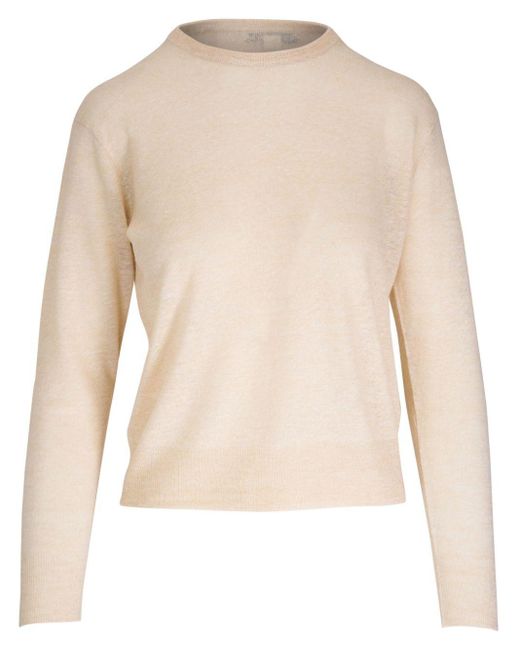 Vince Natural Lightweight Crew-Neck Jumper