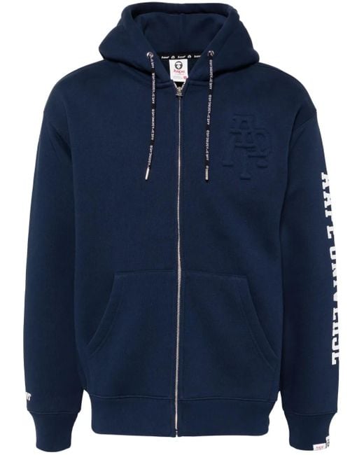 Aape By A Bathing Ape Kapuzenjacke Mit Logo in Blue für Herren