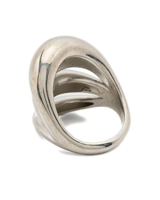 Panconesi White Triptych Blow Up Ring