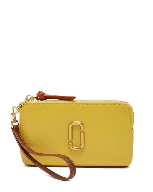 Marc Jacobs Yellow The Wristlet Portemonnaie