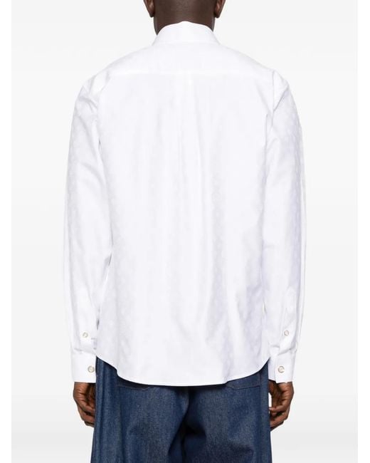 Casablanca White Collared Shirt for men