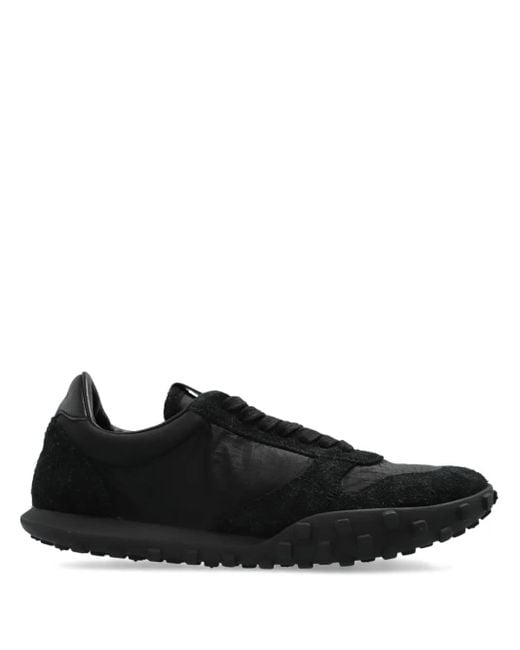 Jil Sander Black Suede Sneakers