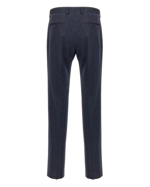 Costume Vesuvio À Carreaux Tagliatore pour homme en coloris Blue