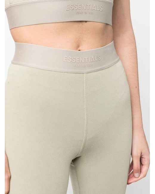 Fear Of God Natural Logo-Waistband Leggings