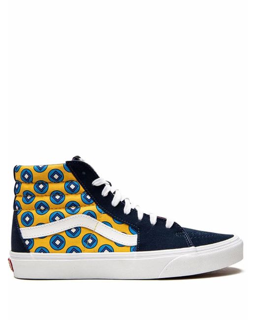 Vans Blue Sk8-Hi "Tie Print Mix" Sneakers for men