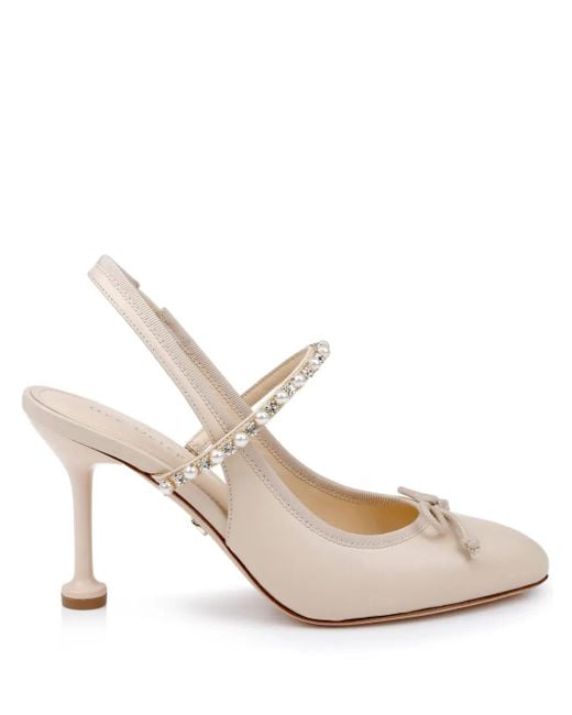 Dee Ocleppo White 76Mm Houston Pumps