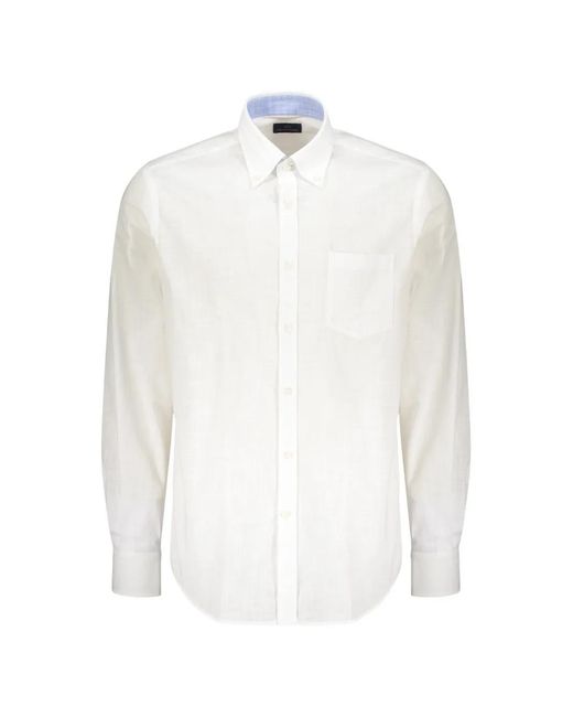 Paul & Shark White Buttoned Shirt for men