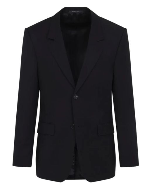 Balenciaga Blue Button Blazer for men