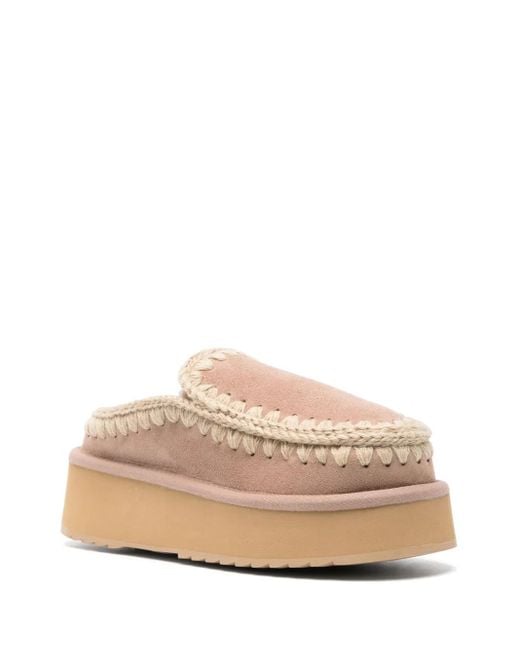 Mou Natural Eskimo Clogs