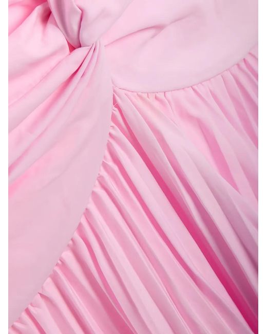 Jonathan Simkhai Pink Robe Vivianne À Coupe Mi-Longue
