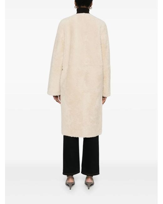 Totême Natural Shearling Coat
