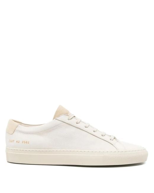 Common Projects White Achilles Leather Sneakers for men