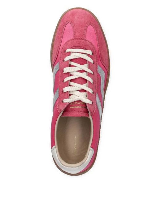 Gant Pink Leather Sneakers