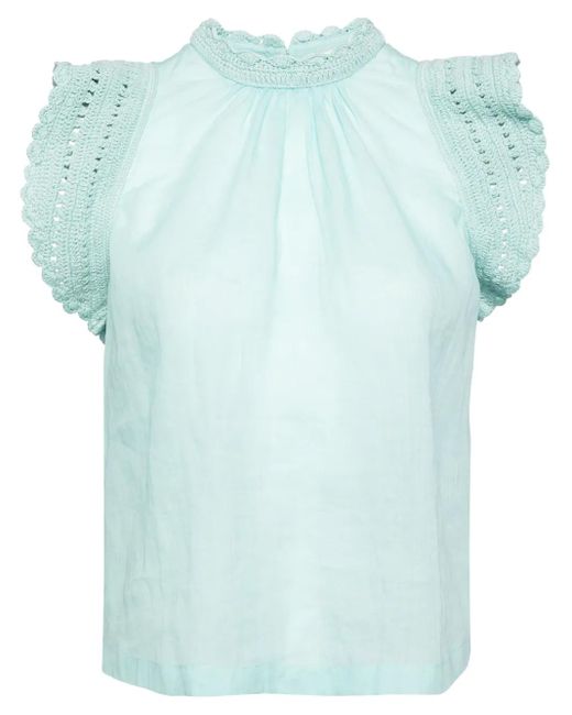 Ulla Johnson Green Kai Blouse