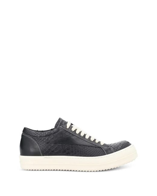 Rick Owens Sneakers Van Pythonleer in het White voor heren