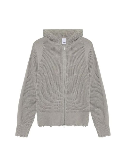 Won Hundred Gray Hoodie Glasgow En Maille for men