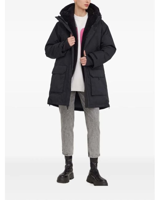 Ugg Black Hooded Pocket Coat