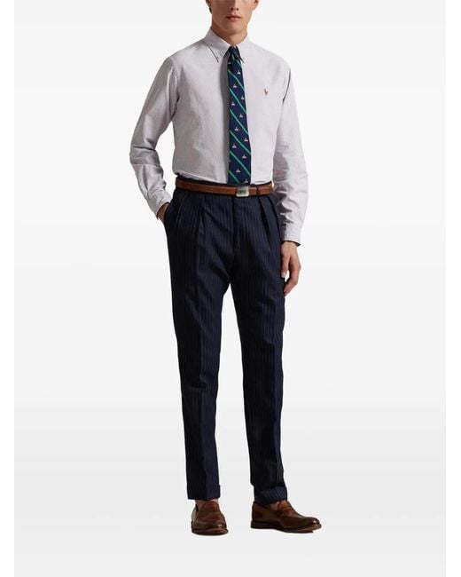 Polo Ralph Lauren Cotton Shirt in White for Men | Lyst
