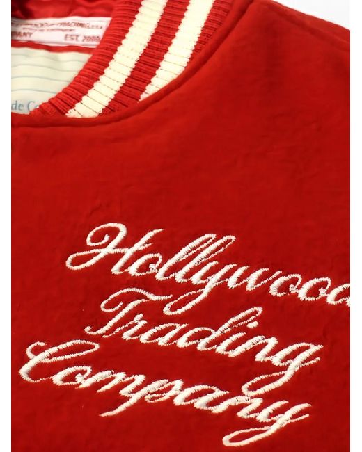 HTC College Logo-Embroidered Varsity Jacket