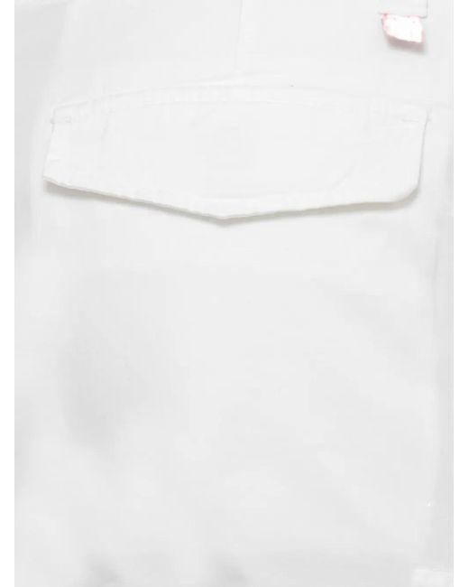 Mc2 Saint Barth White Freeport Cargo Shorts for men