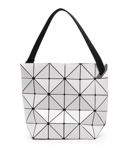 Sac porté épaule Blocky à design géométrique Bao Bao Issey Miyake en coloris White