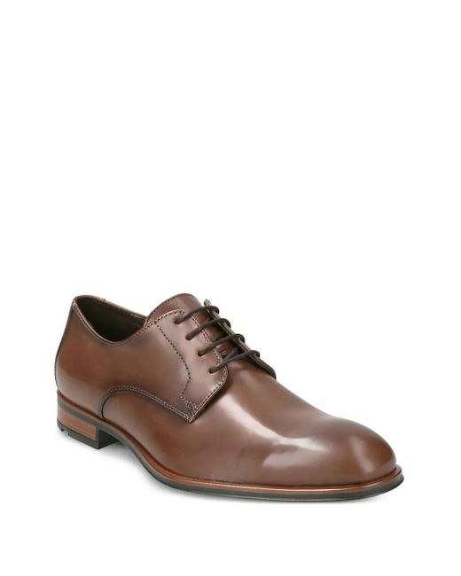 Lloyd Brown Polished Leather Lace-Up Shoes for men