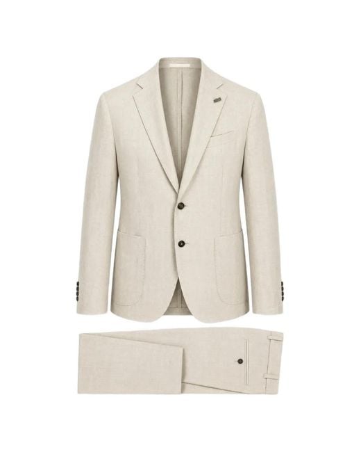 Bob White Notched-Lapel Single-Breasted Suit for men