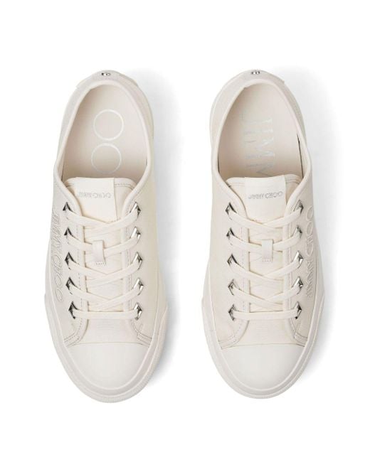 Jimmy Choo Palma Maxi Sneakers Met Plateauzool in het White