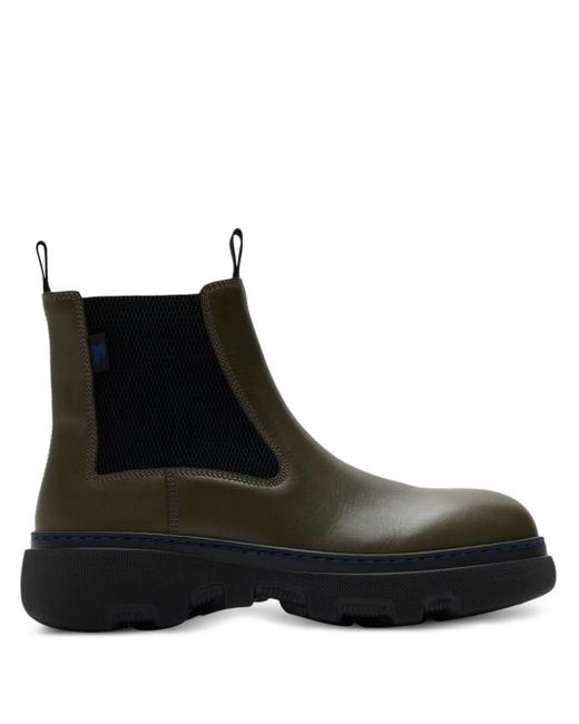 Burberry Black Round-toe Chelsea Boots