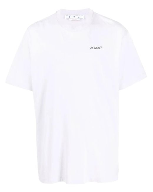 Off-White c/o Virgil Abloh White Caravaggio Arrow Short-Sleeve T-Shirt for men