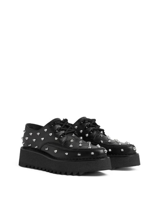 DSquared² Black Studded Loafers for men