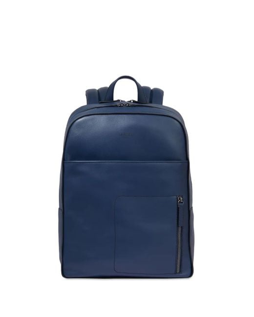 Lancel Blue Max De Leather Backpack for men