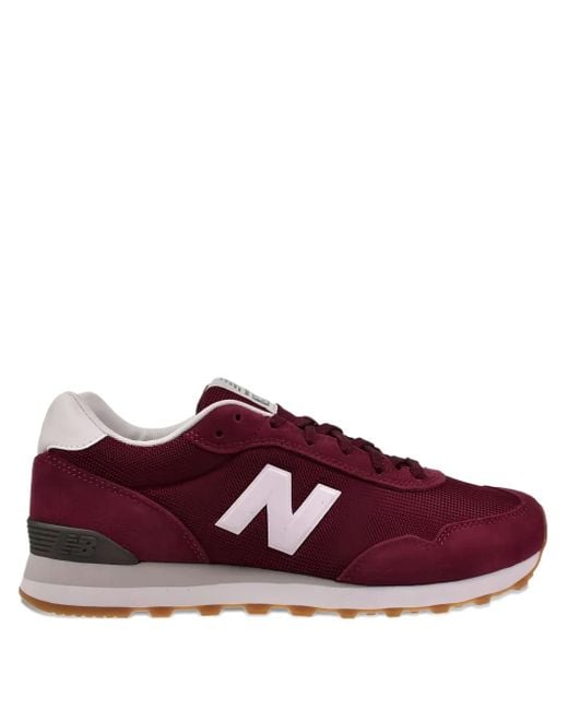 New Balance Purple 515 Suede Sneakers for men