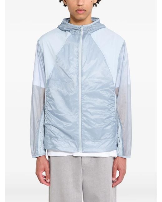 Hiking Patrol Blue Hooded Jacket for men