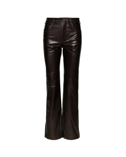 Nili Lotan Black Flared Trousers