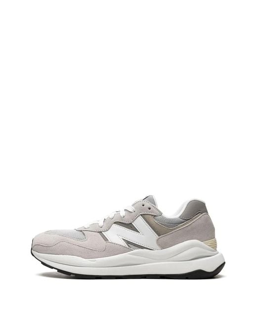 New Balance White 57/40 Sneakers