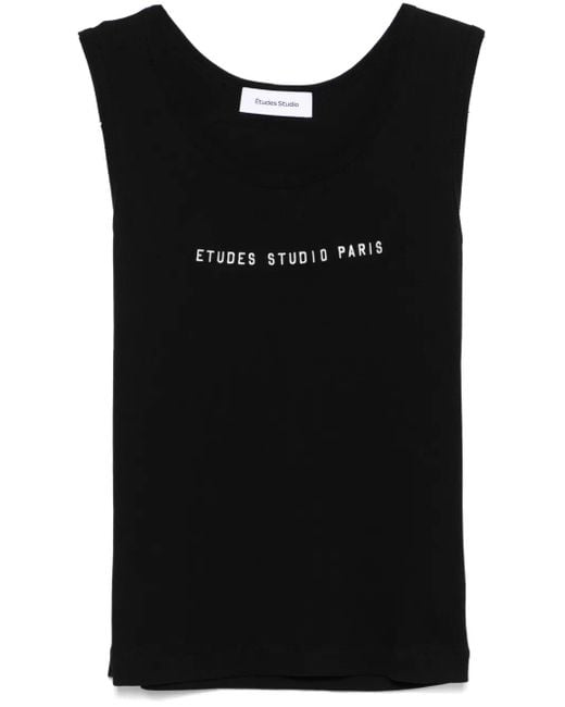 Etudes Studio Études Geribbelde Tanktop in het Black