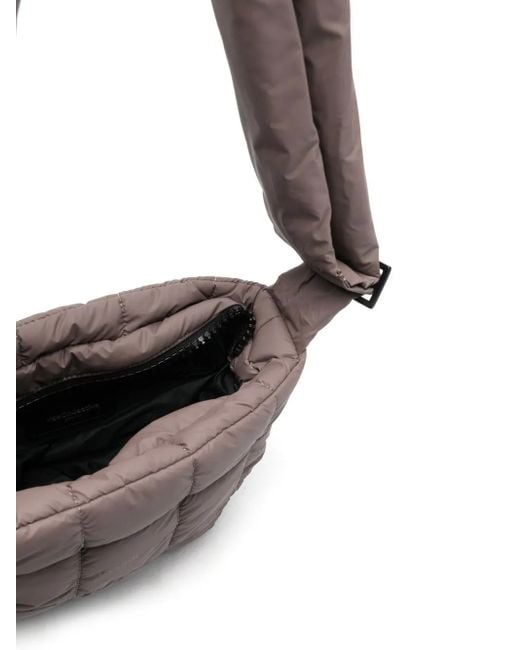 VEE COLLECTIVE Gray Padded Crossbody Bag