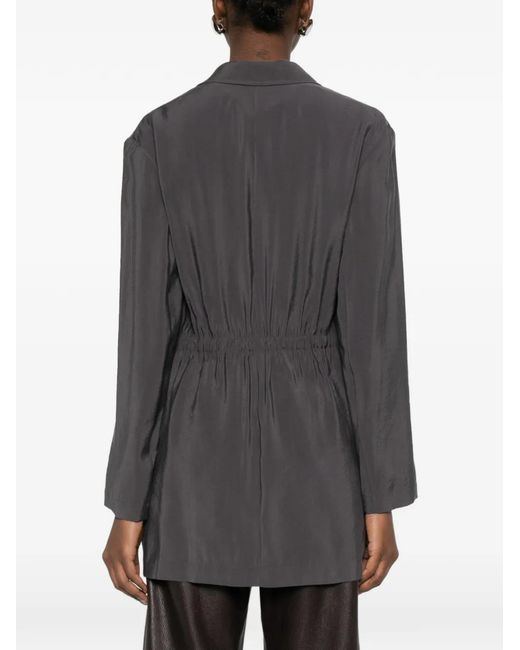Alysi Blazer Met Trekkoord in het Gray