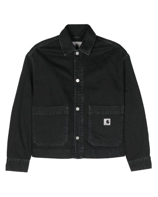 Carhartt Black Garrisson Cotton Shirt Jacket