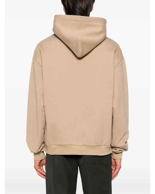 Giuseppe Zanotti Natural Organic Cotton French Terry Hoodie for men