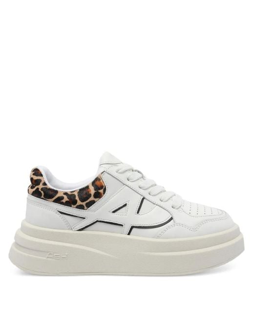 Ash White Icone Platform Sneakers