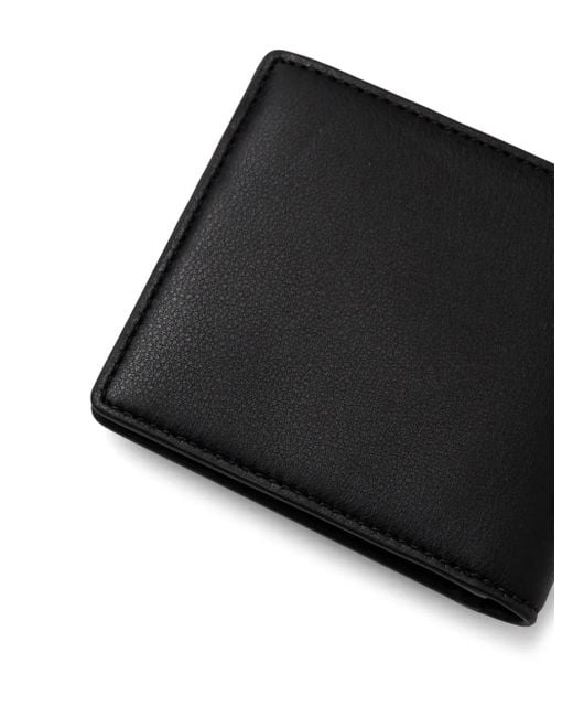 HUGO Black Embossed-Logo Wallet for men